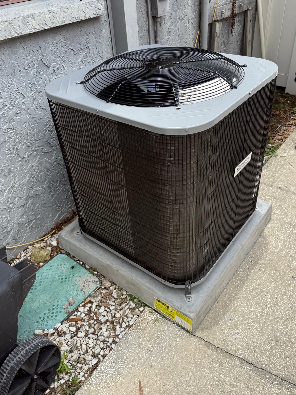 Condenser Replacement on New Pad in Tampa Bay, FL by Ares Construction